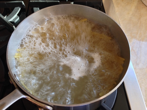 King Salmon & Zucchini Pasta with Anchovy Brown Butter Sauce 2014-07-21 020 (480x360)