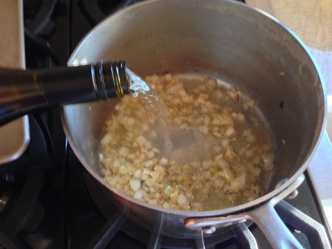 King Salmon & Zucchini Pasta with Anchovy Brown Butter Sauce 2014-07-21 050 (480x360)