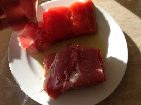 Proscuitto Wrapped Salmon with Grilled Lemon & Cippolini Onion Chutney 2014-08-04 001 (480x360)