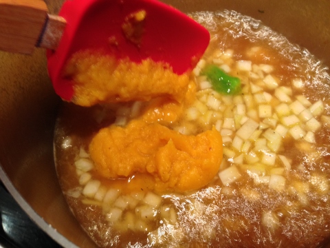 Seared Shrimp & Shishitos with Kabocha Squash Broth 076 (480x360)