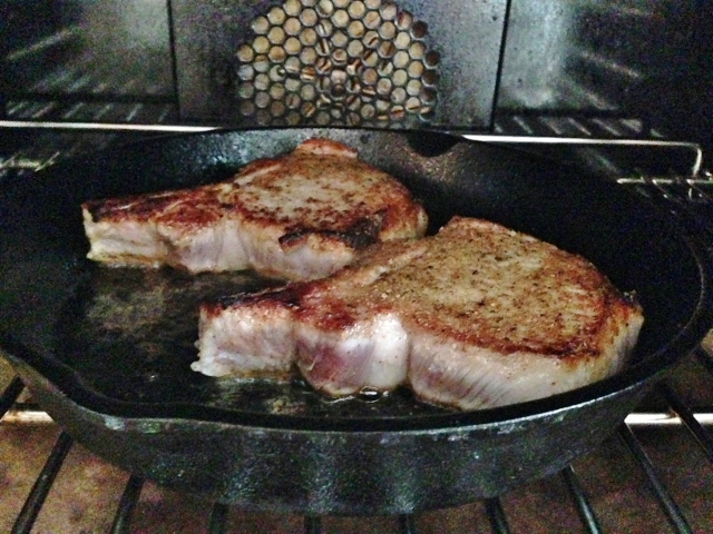 Spiced Pork Chops with Sweet & Sour Cabbage 060 (640x480)