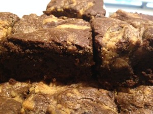 peanut butter swirl brownies