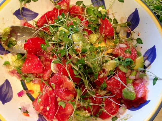 Tomato & Avocado Salad with Feta Dressing 043 (640x480)