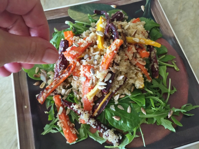 Roasted Carrot & Quinoa Salad 046 (640x480)