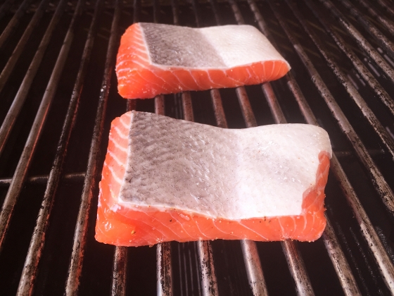 Grilled Argetinian Salmon with Peanut Cilantro Sauce 024 (560x420)