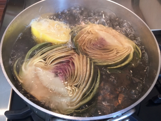 Grilled Artichoke with Toasted Garlic & Fig Butter 006 (560x420)