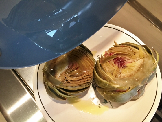 Grilled Artichoke with Toasted Garlic & Fig Butter 066 (560x420)